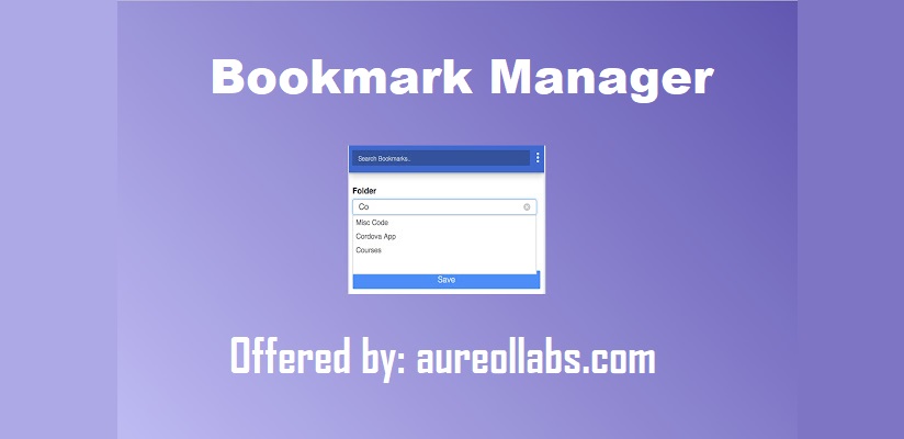 bookmark manager crx